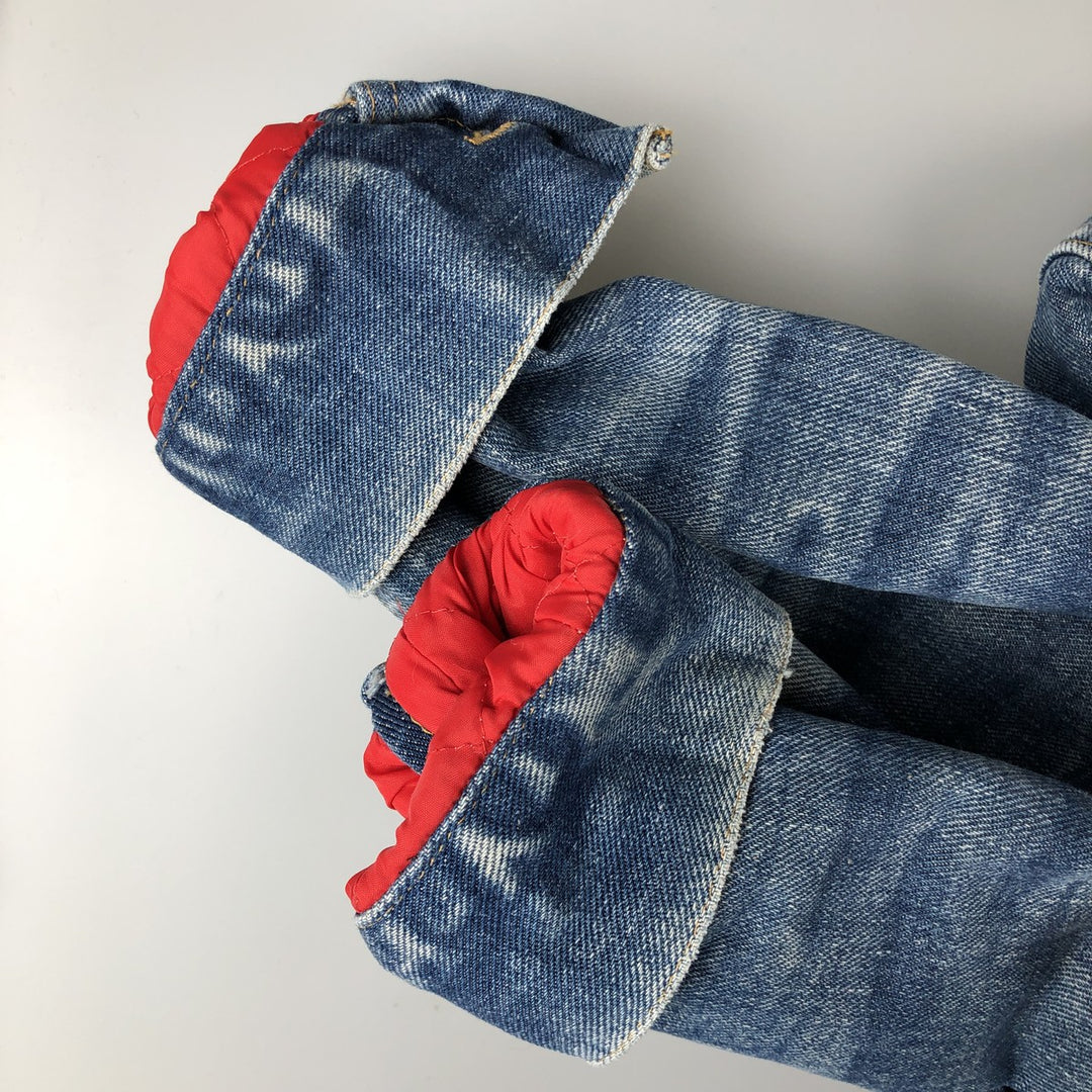 Vintage 1980'S Lee Riders denim jacket, made in Italy, size L, men's. cotton blue type Vintage Second Hand