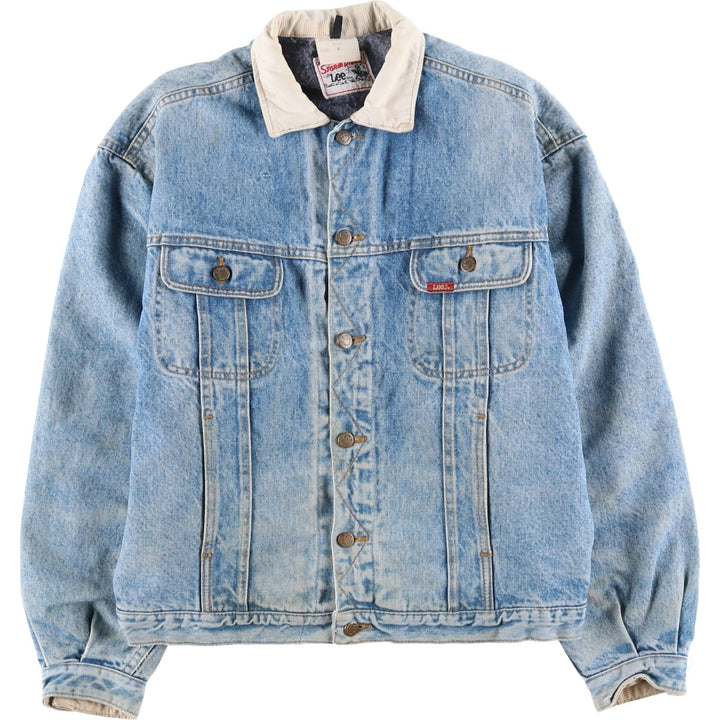 Vintage Lee STORM RIDER denim jacket from the 1970'S and 1980s, size M, men's. cotton blue type Vintage Second Hand