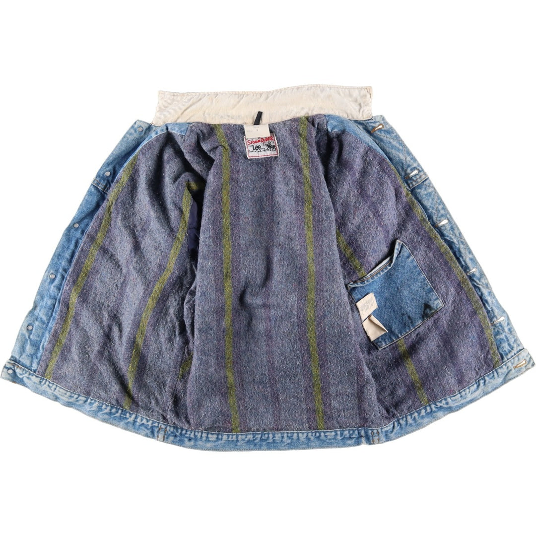 Vintage Lee STORM RIDER denim jacket from the 1970'S and 1980s, size M, men's. cotton blue type Vintage Second Hand