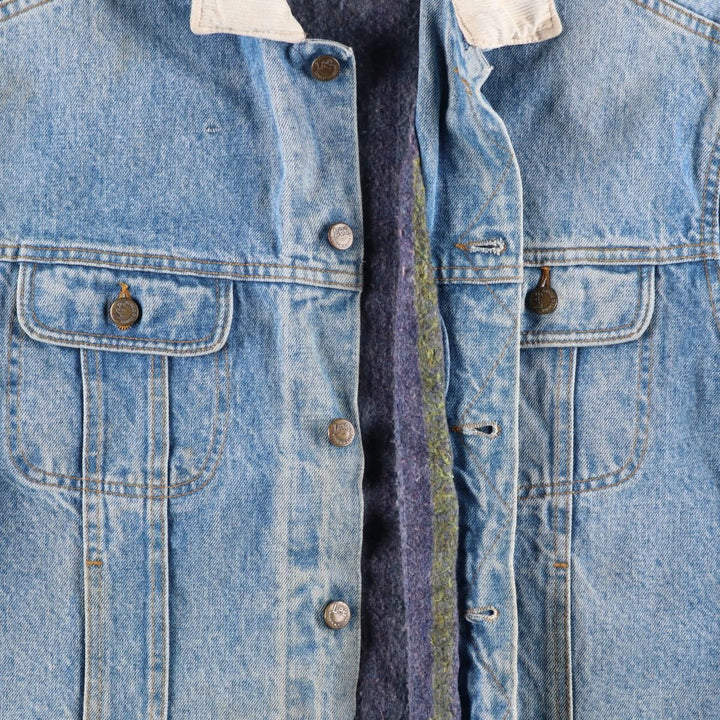 Vintage Lee STORM RIDER denim jacket from the 1970'S and 1980s, size M, men's. cotton blue type Vintage Second Hand