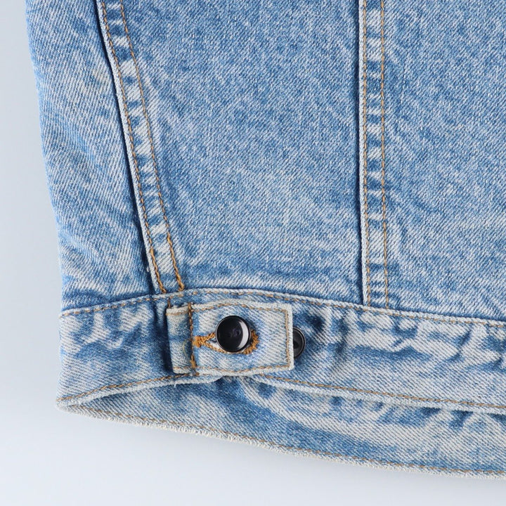 Vintage Lee STORM RIDER denim jacket from the 1970'S and 1980s, size M, men's. cotton blue type Vintage Second Hand