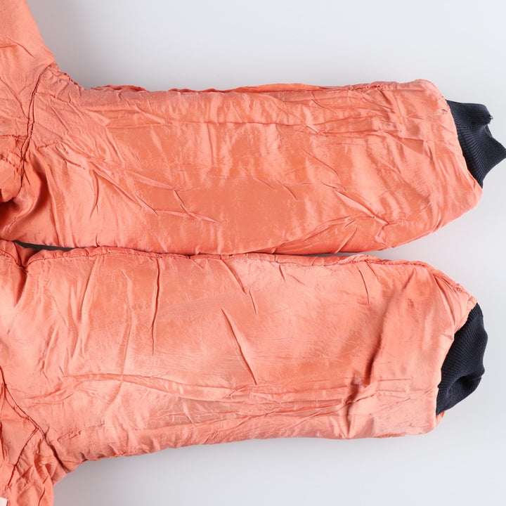 Civilian SCHOTT MA-1 style padded military flight jacket, men's size M Nylon navy blue type Vintage Second Hand