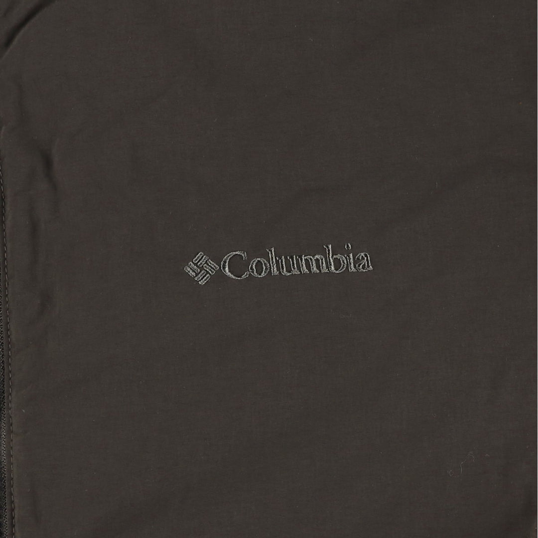 Columbia Men's XL Padded Puffer Jacket Nylon Charcoal Vintage Second Hand