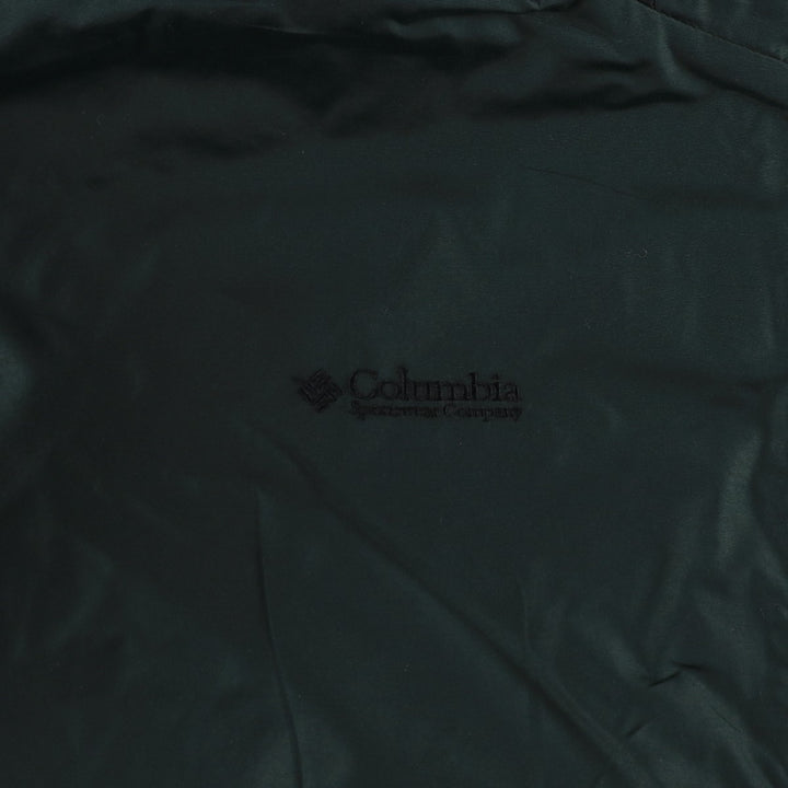00'S Columbia padded jacket, puffer jacket, men's XL size Nylon Green type dark green Vintage Second Hand