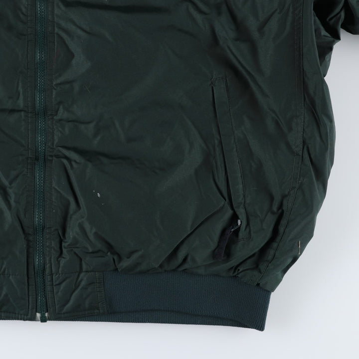 00'S Columbia padded jacket, puffer jacket, men's XL size Nylon Green type dark green Vintage Second Hand