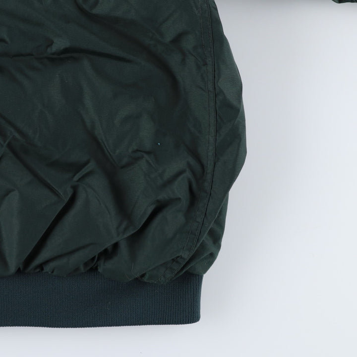 00'S Columbia padded jacket, puffer jacket, men's XL size Nylon Green type dark green Vintage Second Hand