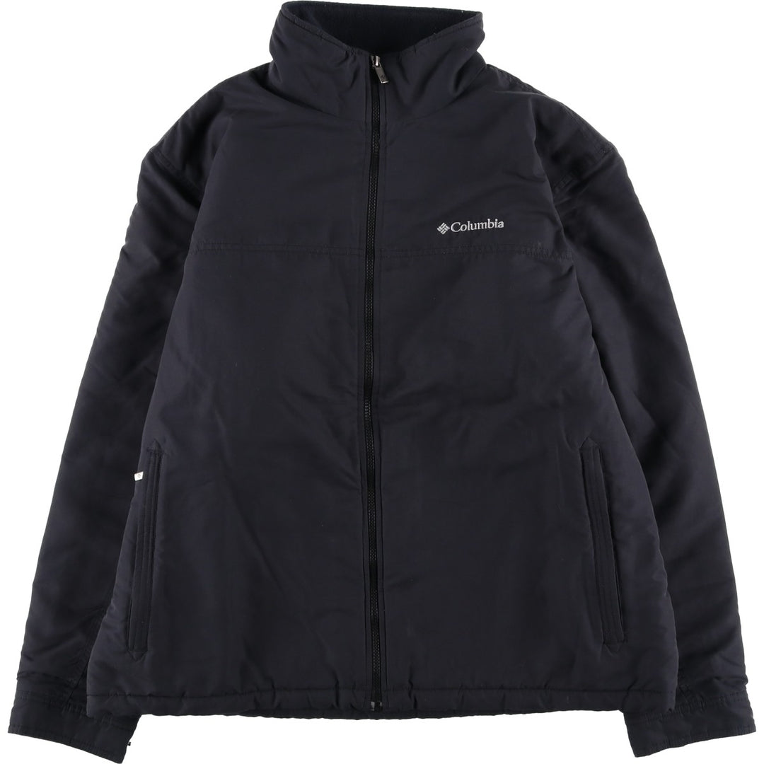 Columbia Men's XL Padded Puffer Jacket polyester black type Vintage Second Hand