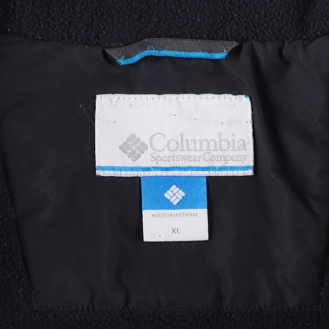 Columbia Men's XL Padded Puffer Jacket polyester black type Vintage Second Hand