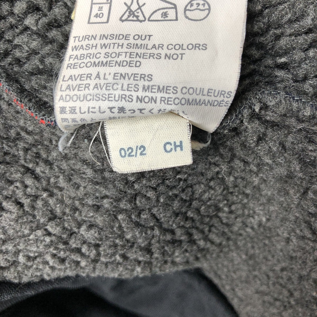 2000'S Jack Wolfskin Wind Stopper Fleece Jacket, Men's Size L polyester navy blue type Vintage Second Hand