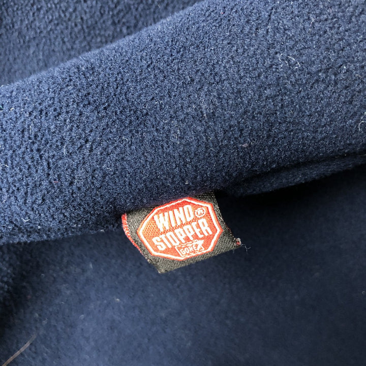 2000'S Jack Wolfskin Wind Stopper Fleece Jacket, Men's Size L polyester navy blue type Vintage Second Hand