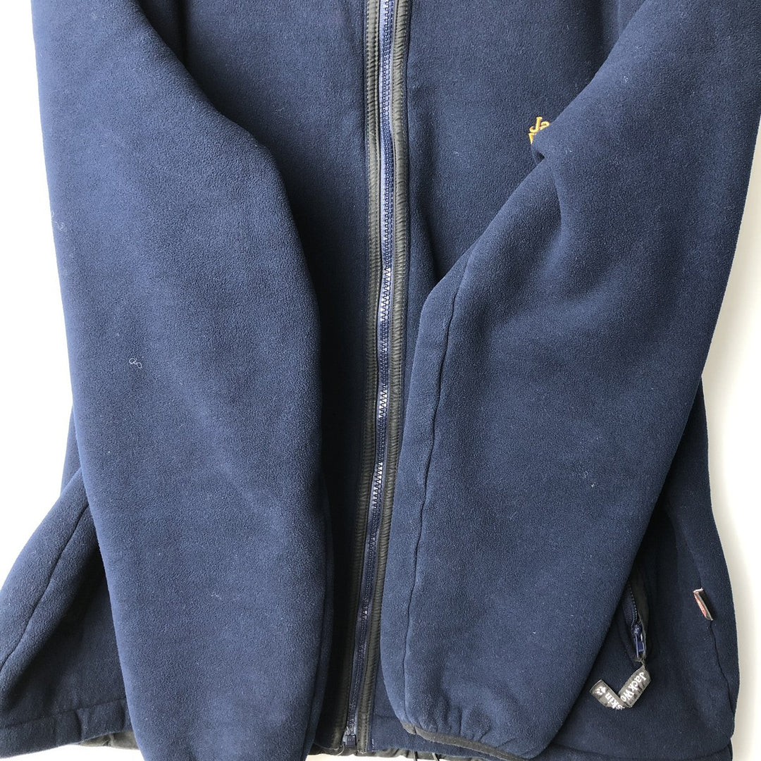 2000'S Jack Wolfskin Wind Stopper Fleece Jacket, Men's Size L polyester navy blue type Vintage Second Hand