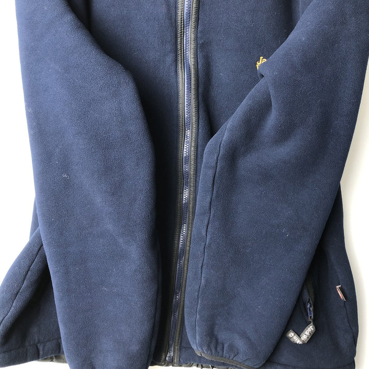 2000'S Jack Wolfskin Wind Stopper Fleece Jacket, Men's Size L polyester navy blue type Vintage Second Hand