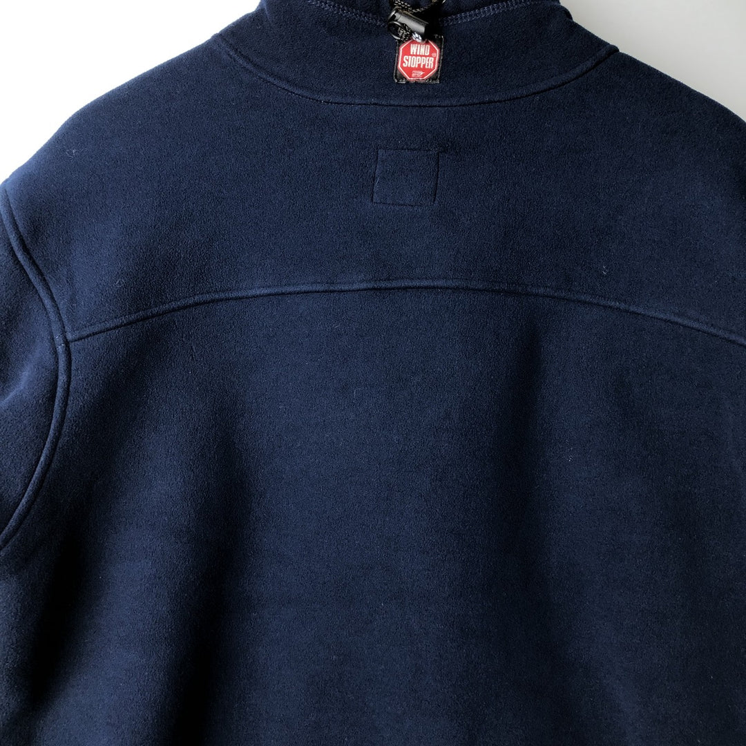 2000'S Jack Wolfskin Wind Stopper Fleece Jacket, Men's Size L polyester navy blue type Vintage Second Hand