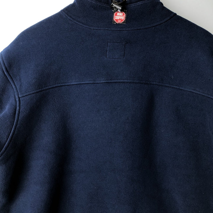 2000'S Jack Wolfskin Wind Stopper Fleece Jacket, Men's Size L polyester navy blue type Vintage Second Hand