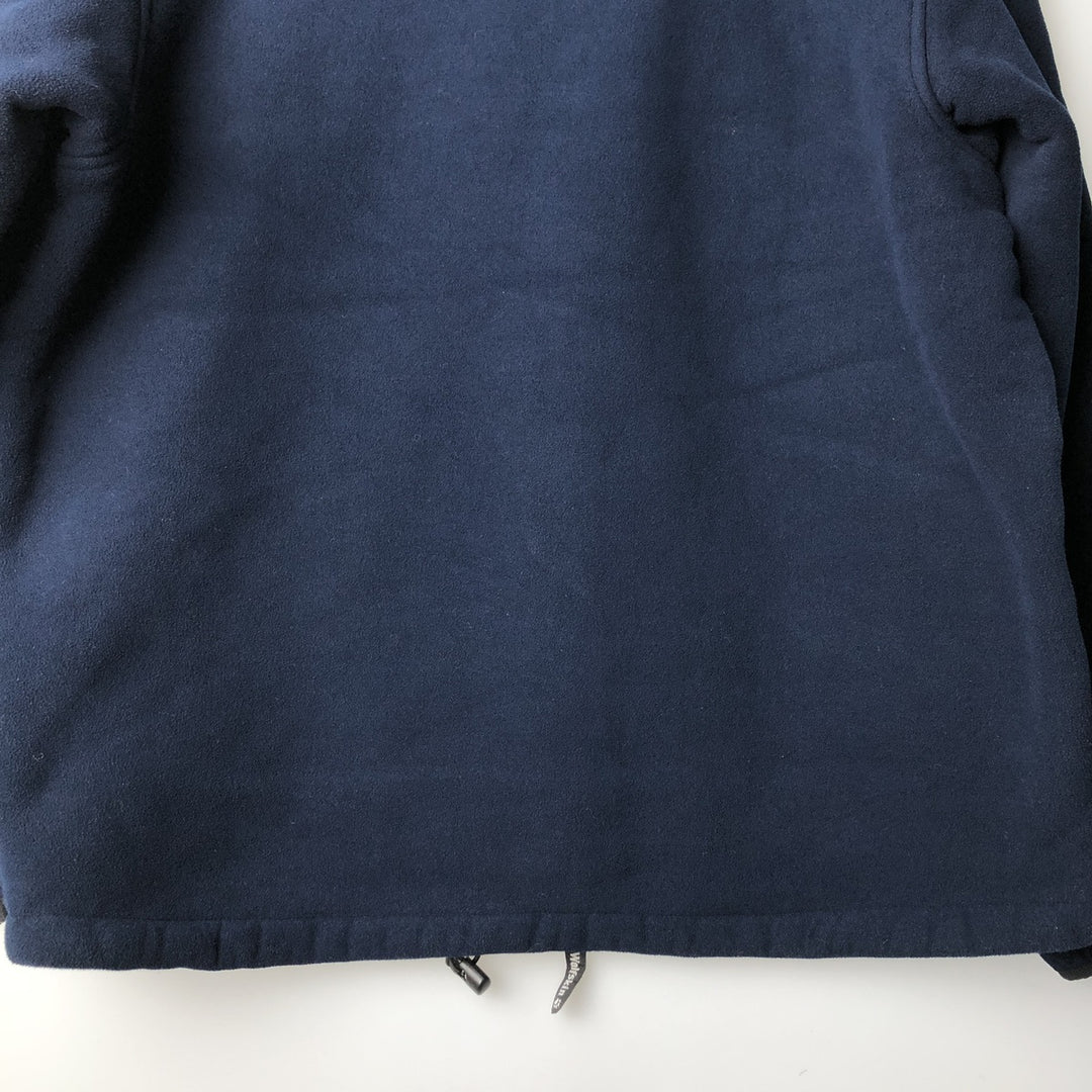 2000'S Jack Wolfskin Wind Stopper Fleece Jacket, Men's Size L polyester navy blue type Vintage Second Hand