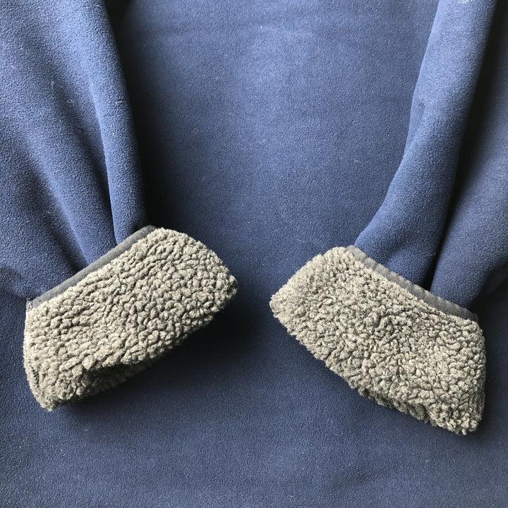 2000'S Jack Wolfskin Wind Stopper Fleece Jacket, Men's Size L polyester navy blue type Vintage Second Hand