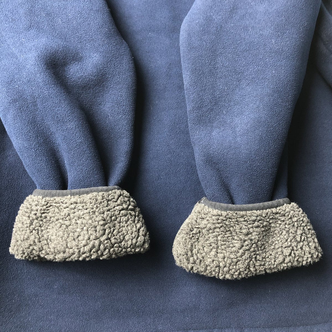 2000'S Jack Wolfskin Wind Stopper Fleece Jacket, Men's Size L polyester navy blue type Vintage Second Hand