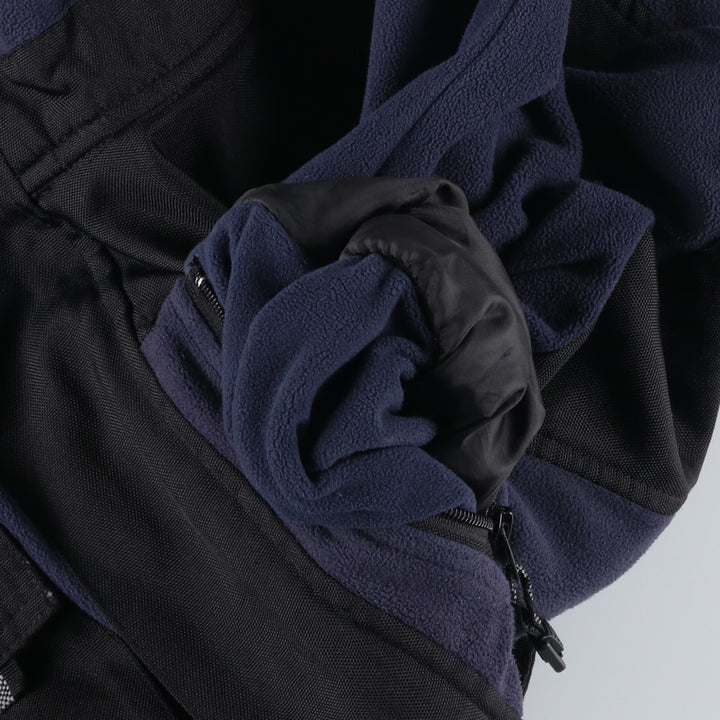 Dickies Eisenhower Fleece Jacket, Men's Size Medium polyester navy blue type Vintage Second Hand