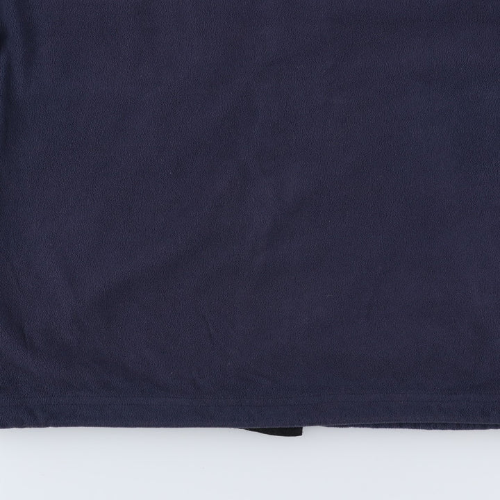 Dickies Eisenhower Fleece Jacket, Men's Size Medium polyester navy blue type Vintage Second Hand