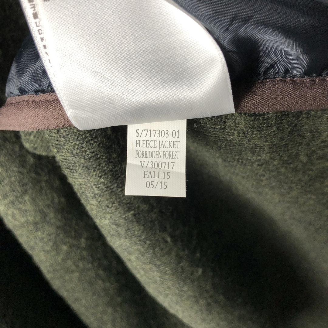 GAP Nylon and Fleece Jacket, Men's Size L polyester dark green Vintage Second Hand