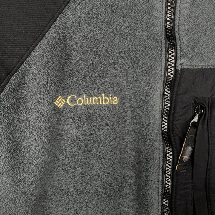 Columbia Titanium Fleece Jacket, Men's Size M polyester black type Vintage Second Hand