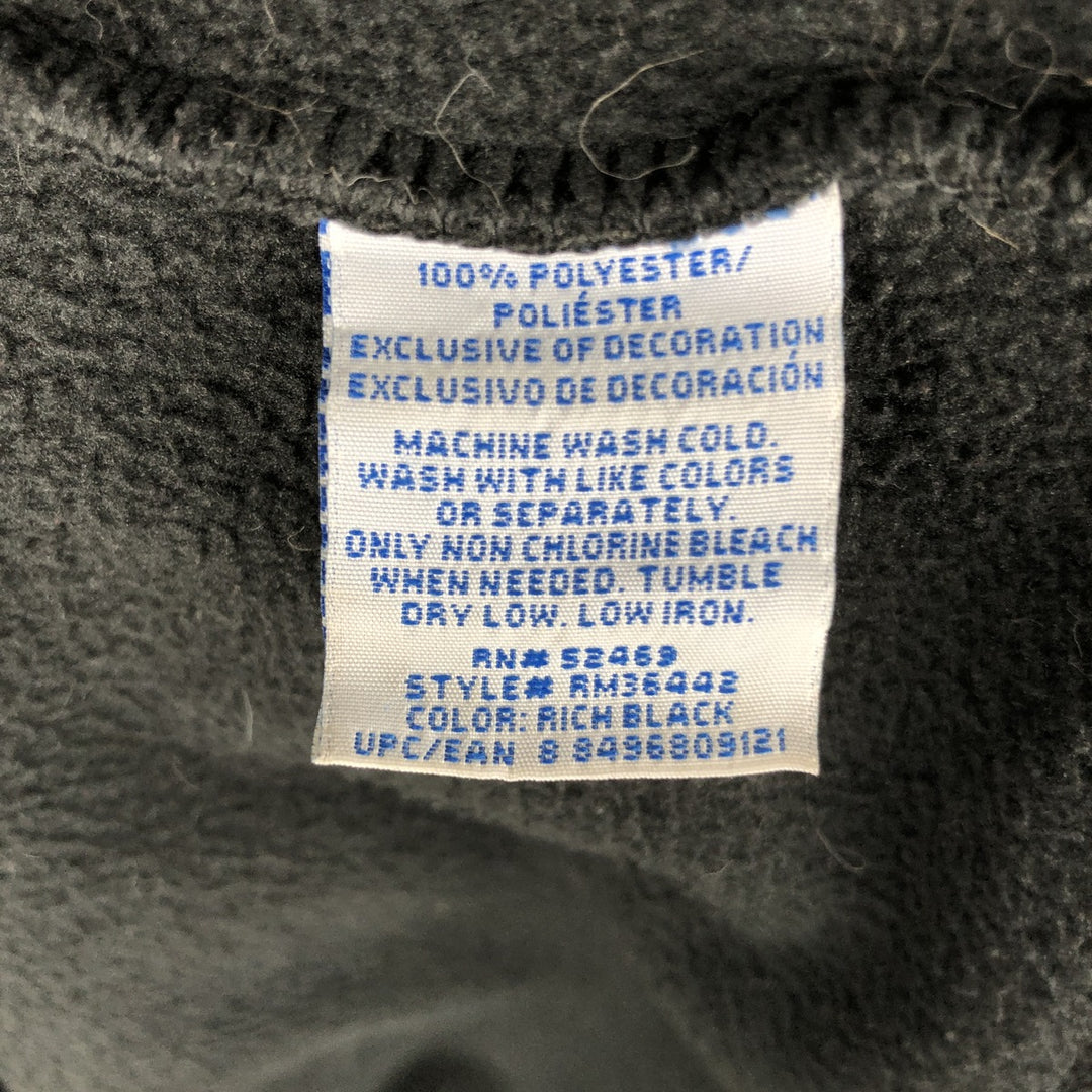 Starter Fleece Jacket, Men's XL polyester black type Vintage Second Hand