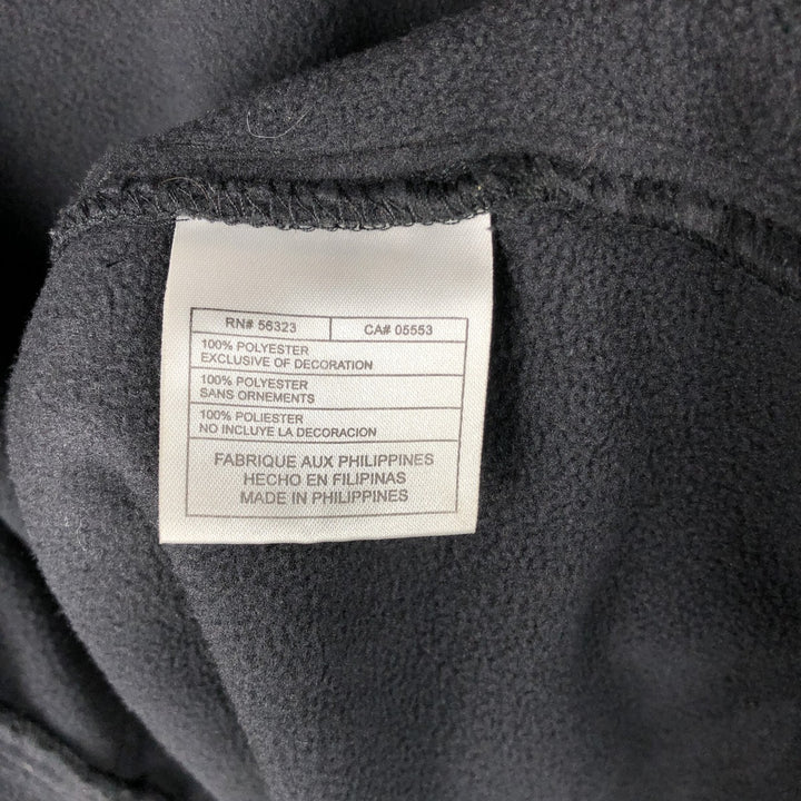 2000'S Nike fleece jacket, men's size L polyester black type Vintage Second Hand