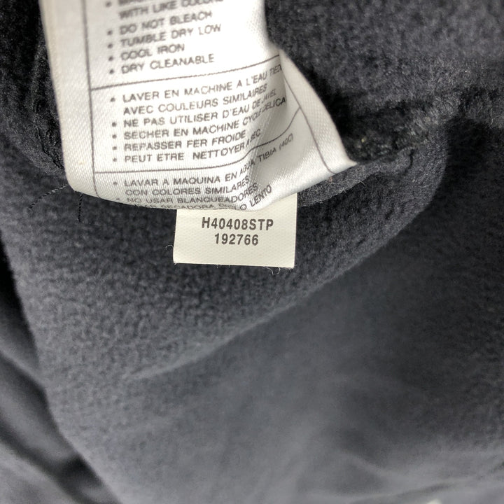 2000'S Nike fleece jacket, men's size L polyester black type Vintage Second Hand