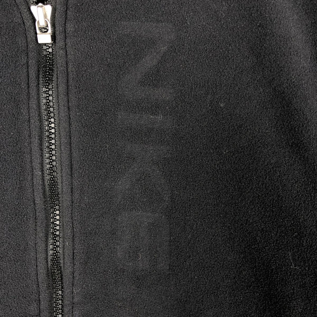 2000'S Nike fleece jacket, men's size L polyester black type Vintage Second Hand
