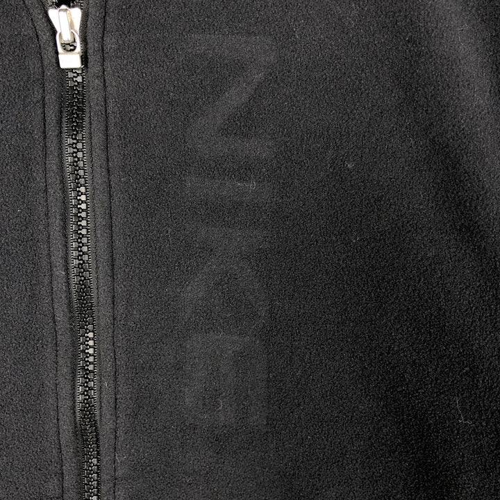 2000'S Nike fleece jacket, men's size L polyester black type Vintage Second Hand