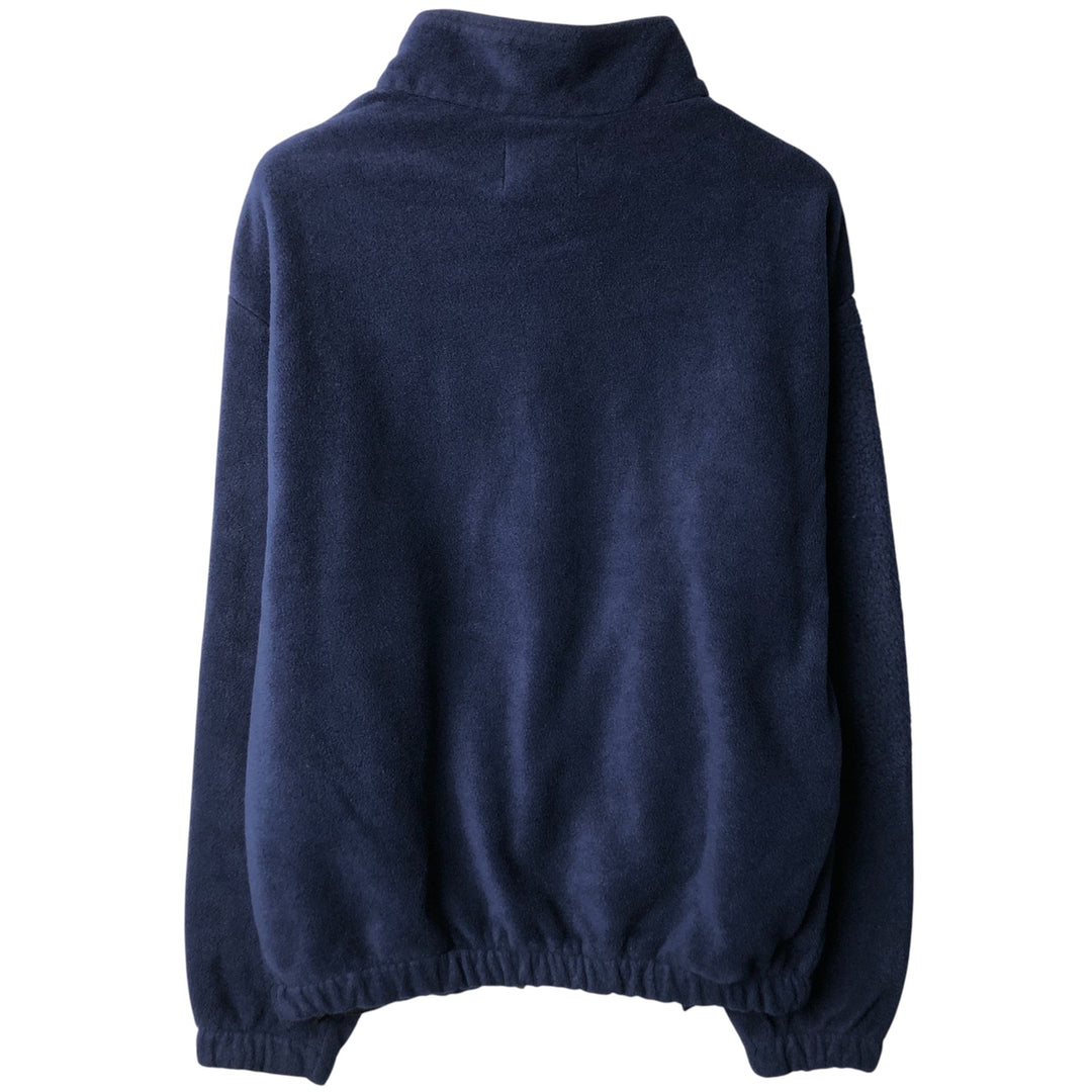 ASW JACKETS Fleece Jacket, Made in USA, Men's Size M polyester navy blue type Vintage Second Hand