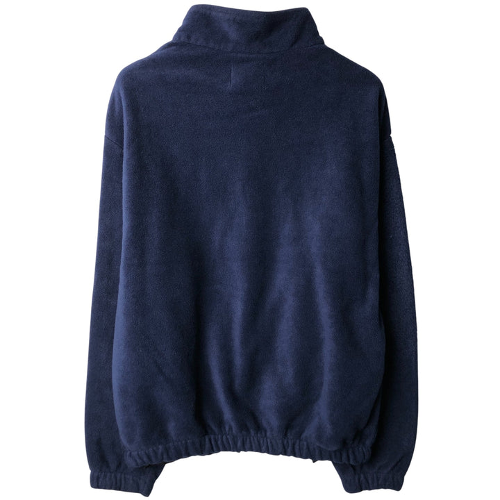 ASW JACKETS Fleece Jacket, Made in USA, Men's Size M polyester navy blue type Vintage Second Hand