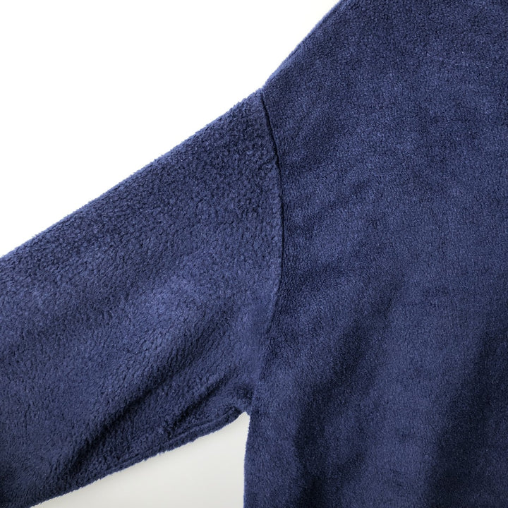 ASW JACKETS Fleece Jacket, Made in USA, Men's Size M polyester navy blue type Vintage Second Hand
