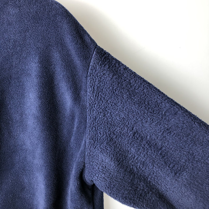 ASW JACKETS Fleece Jacket, Made in USA, Men's Size M polyester navy blue type Vintage Second Hand