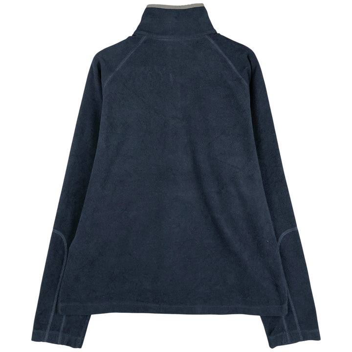 2000'S Columbia Half-Zip Fleece Pullover, Men's Size L polyester navy blue type Vintage Second Hand