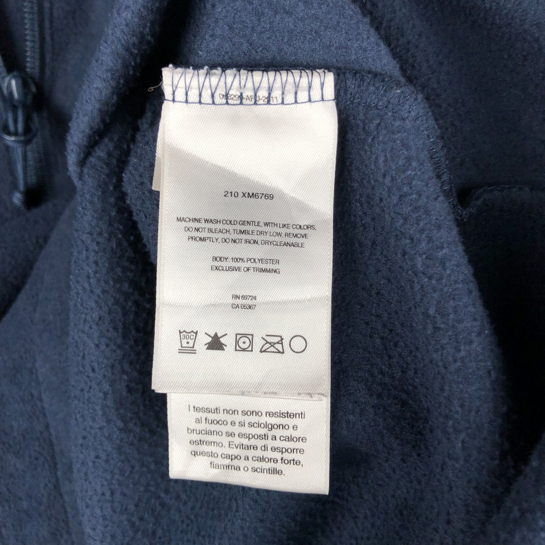 2000'S Columbia Half-Zip Fleece Pullover, Men's Size L polyester navy blue type Vintage Second Hand