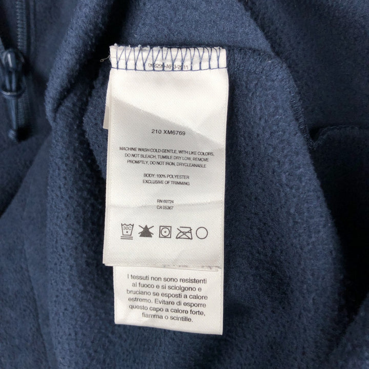 2000'S Columbia Half-Zip Fleece Pullover, Men's Size L polyester navy blue type Vintage Second Hand