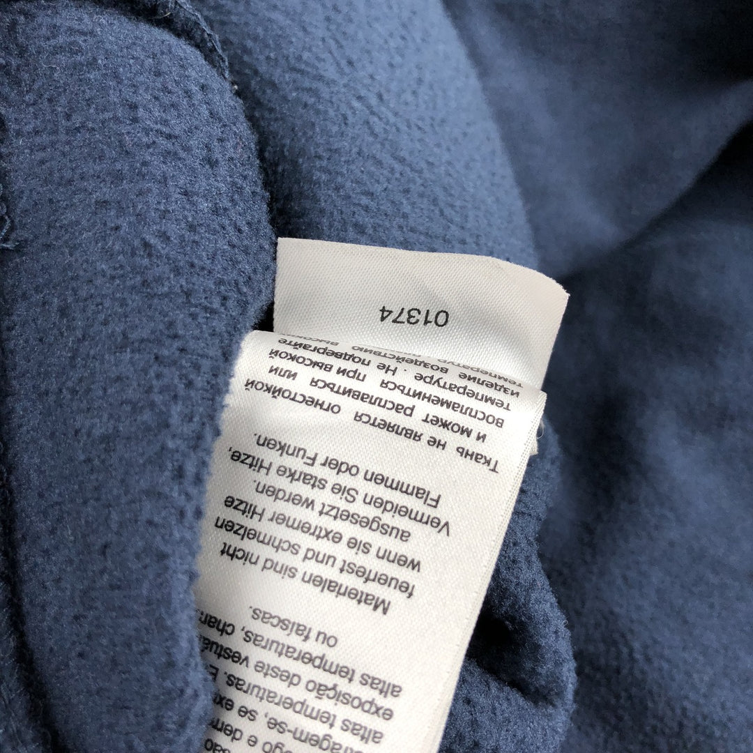 2000'S Columbia Half-Zip Fleece Pullover, Men's Size L polyester navy blue type Vintage Second Hand