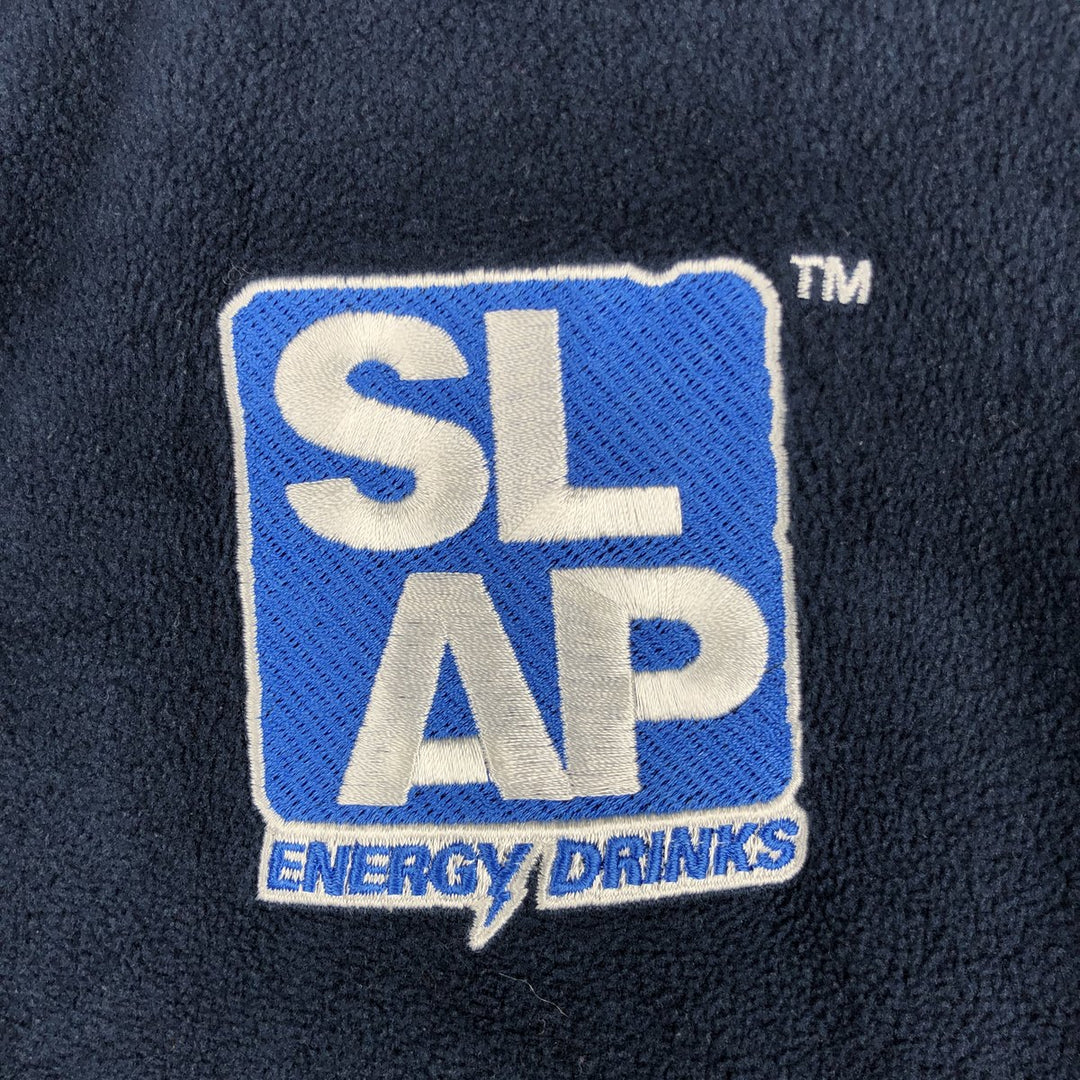 2000'S Columbia Half-Zip Fleece Pullover, Men's Size L polyester navy blue type Vintage Second Hand