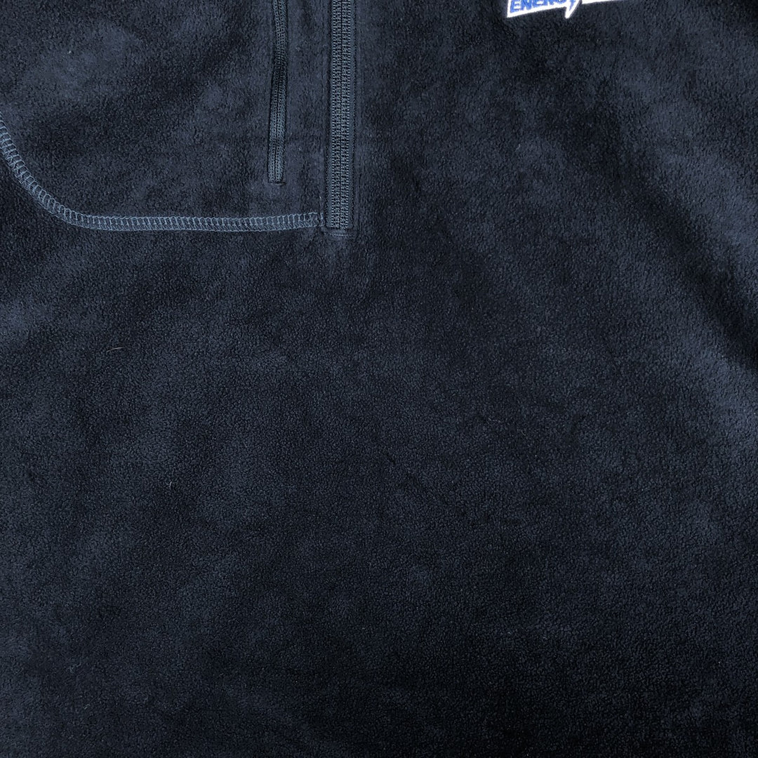 2000'S Columbia Half-Zip Fleece Pullover, Men's Size L polyester navy blue type Vintage Second Hand