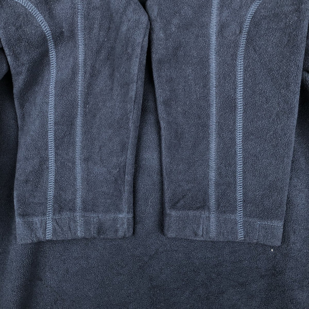 2000'S Columbia Half-Zip Fleece Pullover, Men's Size L polyester navy blue type Vintage Second Hand