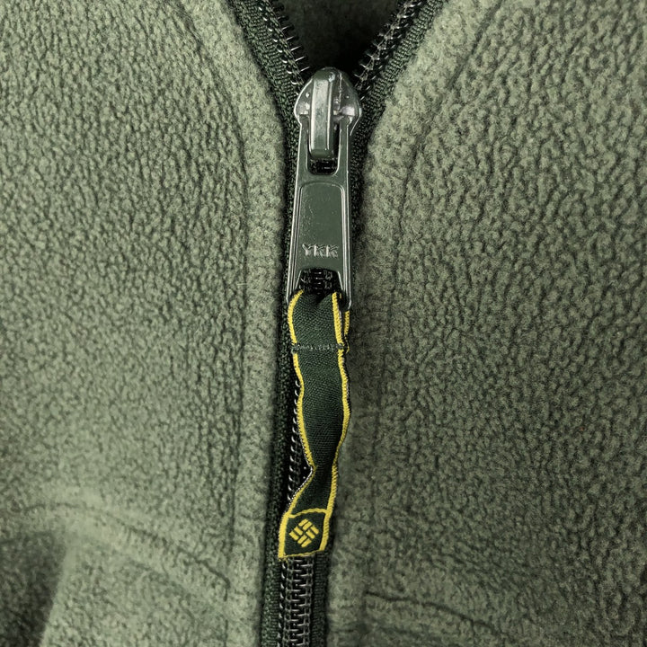 90s-00'S Vintage Columbia Fleece Jacket, Men's XL cotton green type Vintage Second Hand