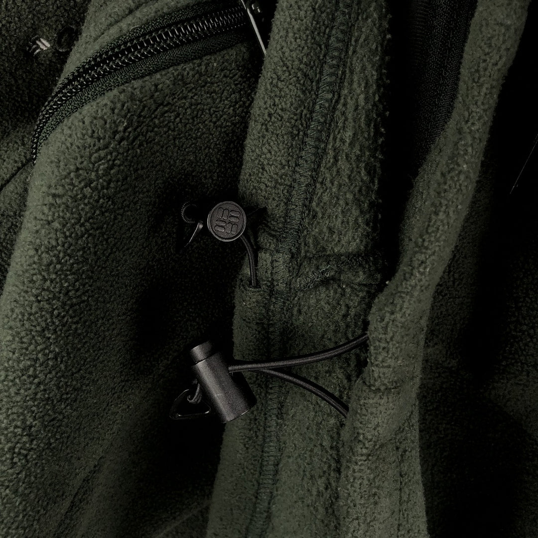 90s-00'S Vintage Columbia Fleece Jacket, Men's XL cotton green type Vintage Second Hand