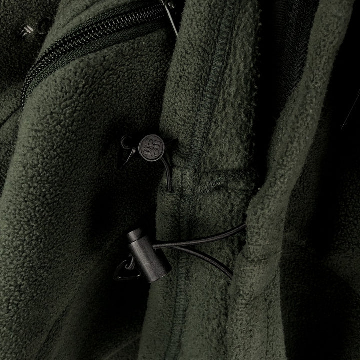 90s-00'S Vintage Columbia Fleece Jacket, Men's XL cotton green type Vintage Second Hand