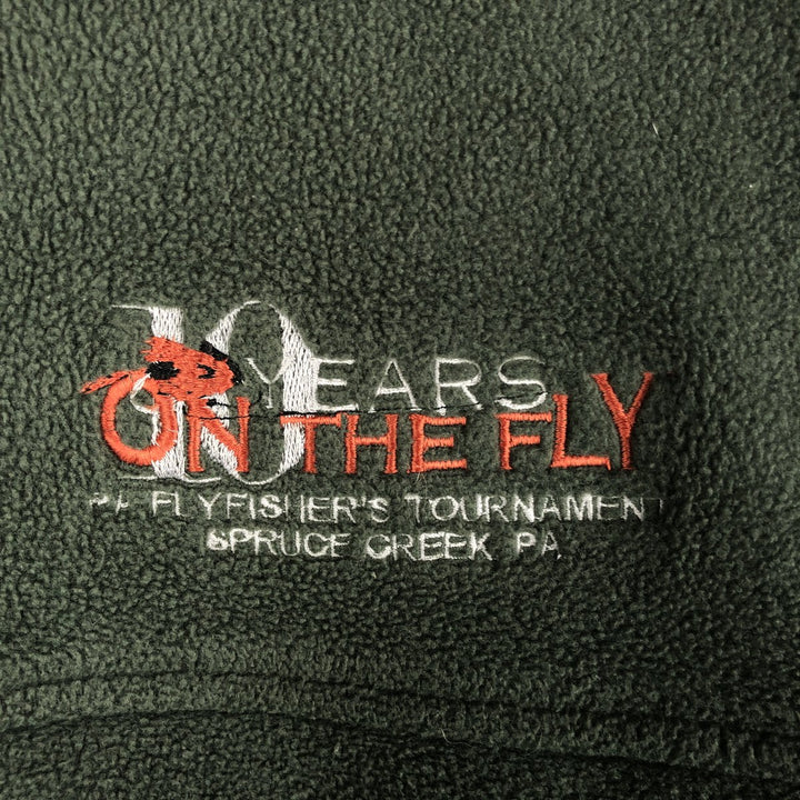 90s-00'S Vintage Columbia Fleece Jacket, Men's XL cotton green type Vintage Second Hand