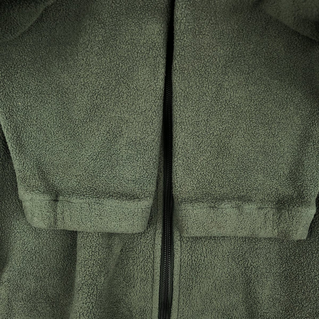 90s-00'S Vintage Columbia Fleece Jacket, Men's XL cotton green type Vintage Second Hand