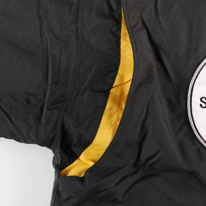 Starter NFL Pittsburgh Steelers Padded Jacket Puffer Jacket Men's XL (approx.) Nylon black type Vintage Second Hand