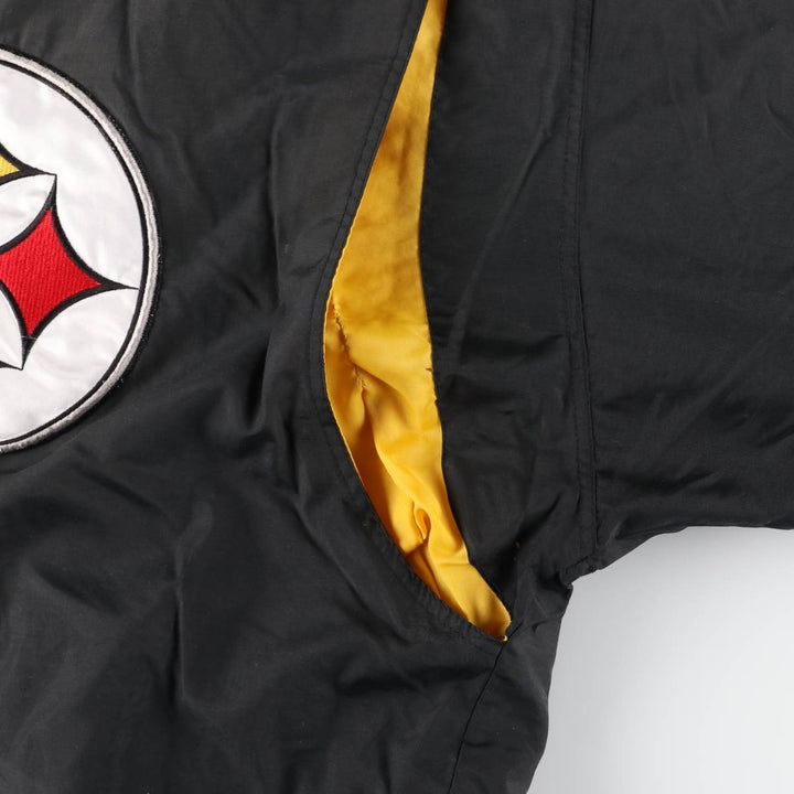 Starter NFL Pittsburgh Steelers Padded Jacket Puffer Jacket Men's XL (approx.) Nylon black type Vintage Second Hand