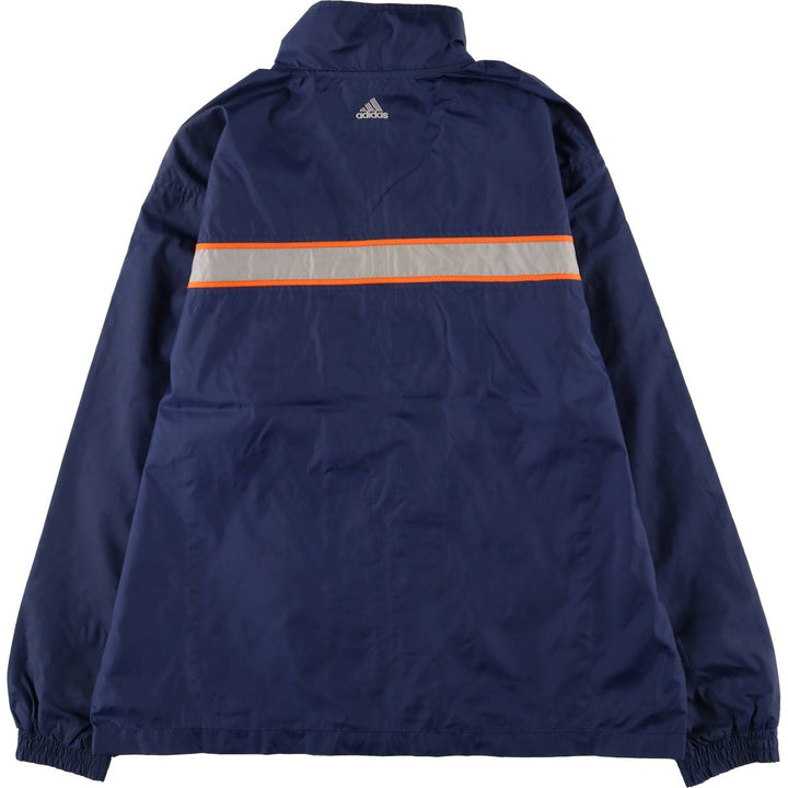Adidas nylon jacket, men's size L Nylon navy blue type Vintage Second Hand