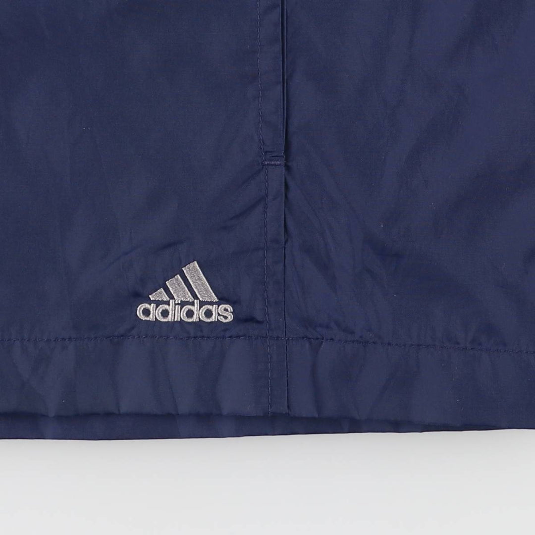 Adidas nylon jacket, men's size L Nylon navy blue type Vintage Second Hand